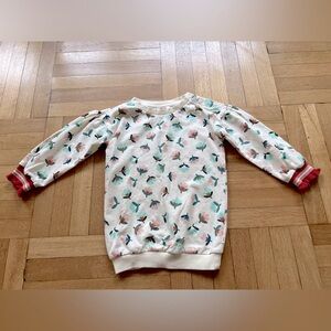 Catimini Girls’ Cotton Sweatshirt